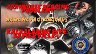 BAKIT NASISIRA ANG CRANKCASE BEARING  HOW TO REPLACE  KALKALAN NG PIPE SA MERVILLE [upl. by Ydnik469]