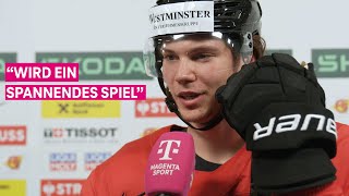 Moritz Seider vorm Halbfinale quotWird ein spannendes Spielquot  IIHF EishockeyWM 2023  MAGENTA SPORT [upl. by Annauj639]