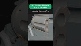 When to Use Ngons and Tris in SubD Modeling 3dmodeling blender 3dart [upl. by Adnawat]