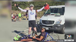 A gas station meeting with Bill Walton changed this paralyzed young mans life  NBC 7 San Diego [upl. by Farrell]