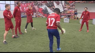 MANNY VS LIVERPOOL FC TWO TOUCH CHALLENGE [upl. by Sucramraj162]