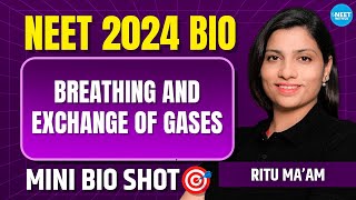 Breathing amp Exchange Of Gases Class 11 Bio Mini Shot  NEET 2024 Biology  Ritu Rattewal [upl. by Nahgen147]