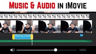 How to add music and audio in iMovie iOS iPhoneiPad [upl. by Knipe]