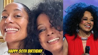 Diana Ross Celebrates 80th Birthday With Amazing Dance Moves Tracee Ellis Shares Touching Tribute [upl. by Nahshunn]