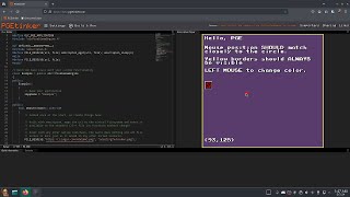 PGEtinker  Interactively build olcPixelGameEngine programs right inside your browser [upl. by Bahner215]