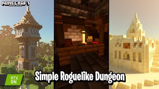 ADDON de ESTRUCTURAS para MINECRAFT PE 121  Simple Roguelike Dungeon  MODS para MINECRAFT PE 120 [upl. by Riccardo906]