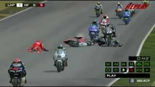 MotoGP 2 Best Crash Ever [upl. by Anirbak]