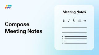 Compose Meeting Notes [upl. by Sulokcin]