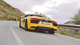 Audi R8 Spyder V10 2017 Faster Lighter More Powerful [upl. by Oetsira]