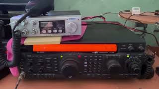 Qso con cx5dz en 40 metros hamradio yaesu [upl. by Keryt396]