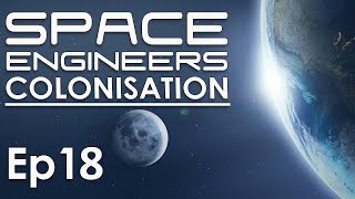 SPACE ENGINEERS COLONISATION  18  Une manœuvre dangereuse 😲 [upl. by Washko]