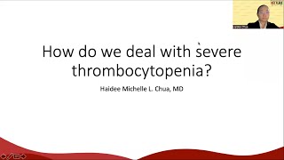 APPROACH TO THROMBOCYTOPENIA [upl. by My]