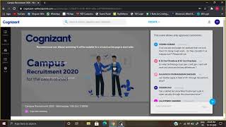 Cognizant PrePlacement Talk for 2021 Hiring of Students [upl. by Pedrick495]