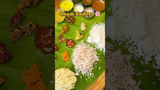 Onam Sadhya 🌸 onamspecial onamsadya chennaifoodie foodpandatalks [upl. by Griffin449]