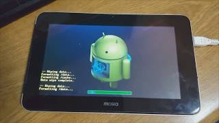 Como hacer un hard reset en una tablet MOBO MT7411D con comandos adb [upl. by Garret]