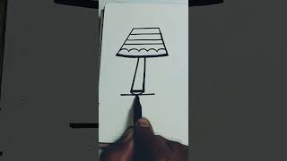 Lamp drawing sketchpen work lampart sandhya all arts [upl. by Lertram]