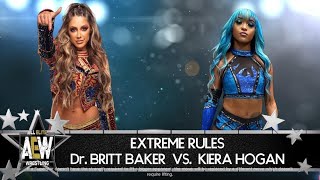 Kiera hogan VS Britt baker [upl. by Kyre]