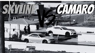 Skyline VS Camaro Drag Race [upl. by Nahum]