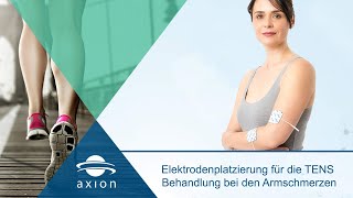 Armschmerzen  Elektrodenplatzierung für TENS  axion [upl. by Garcia]