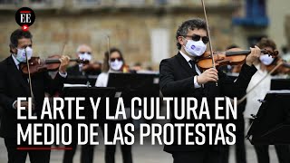 Paro Nacional en Colombia el arte y la cultura como forma de protesta  El Espectador [upl. by Halverson]