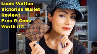 Louis Vuitton  Victorine Wallet Review  Damier Ebene Print [upl. by Rickert]