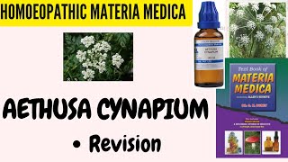 Aethusa CynapiumRevisionSK Dubey decodesHOMOEOPATHIC MATERIA MEDICA🪴🎋 [upl. by Anala386]