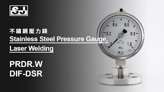 Introducing PRDRW amp DIFDSR  SJ Gauge  不鏽鋼壓力錶 Stainless Pressure Gauge [upl. by Lleinnad411]