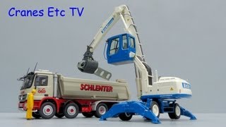 NZG Liebherr A 904 Material Handler Richi by Cranes Etc TV [upl. by Ellerrehs]