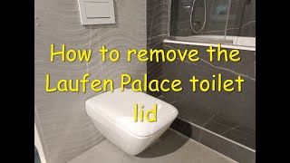 How to remove the Laufen Palace toilet lid [upl. by George]