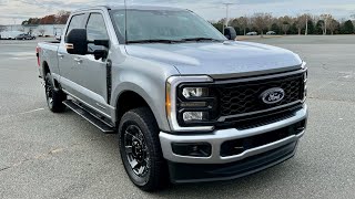 2023 F250 XLT Super Duty 67 Diesel  Showcasing Exterior Interior and Motor ✅ [upl. by Ahsikit]