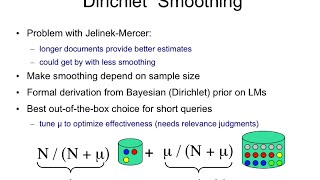 LM10 Dirichlet smoothing [upl. by Gylys]