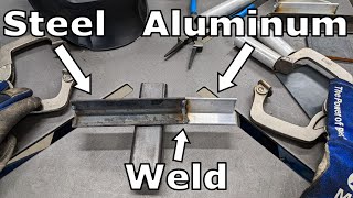 Welding Steel to Aluminum And Other Inappropriate Welding [upl. by Anegal113]