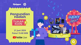 Pengundian Hadiah Tukar Koin 2024 Bersama Quipper dan HP [upl. by Garnette]