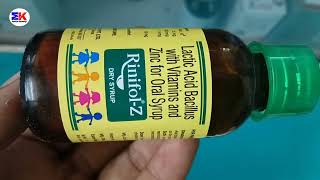 Rinifol Z Syrup  Lactic acid Bacillus with Vitamin amp Zinc For oral Syrup  Rinifol Z Syrup [upl. by Bahner481]