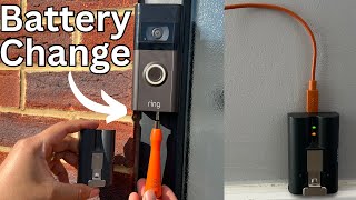 How To Replace amp Charge Ring Doorbell Battery  Ring Doorbell Battery Replacement [upl. by Yborian142]