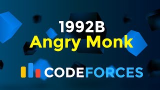 1992B  Angry Monk  Codeforces Round 957 Div 3  Math  Sorting  Codeatic [upl. by Blakelee460]