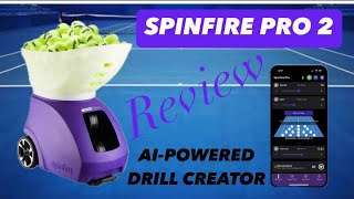 Spinfire Pro 2 Tennis Ball Machine REVIEW➡️AIPowered DrillsSpinfiresport TenniswarehouseAu [upl. by Marianne]