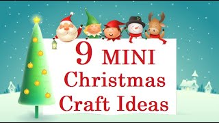 9🎄Mini Christmas Ornaments ideas for Christmas Tree🎄DIY Christmas decoration with glitter EVA [upl. by Hawley766]