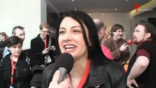 Interview Kaliopi Crno i Belo  Macedonia Eurovision 2012 [upl. by Anuaf]