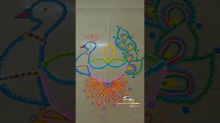 Rangoli Design For Diwali simple and easy  rangolidesigns diwalirangoli rangoliart viralshorts [upl. by Elburr]