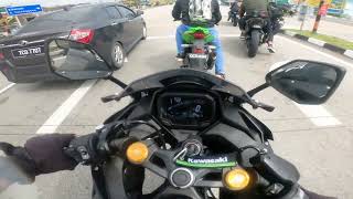 Modenas ZX25R  TEST TOP SPEED JALAN RANTAU ABANG [upl. by Belvia820]