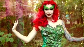 POISON IVY MAKEUP amp COSTUME TUTORIAL  Halloween 2015 [upl. by Anaila710]