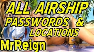 Final Fantasy X HD Remaster  Airship  All Passwords And Secret Locations [upl. by Gromme]