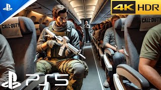 PS5 Plane Hijack Operation  Ultra Realistic Immersive Graphics Gameplay 4K HDR Call of Duty [upl. by Kipton]