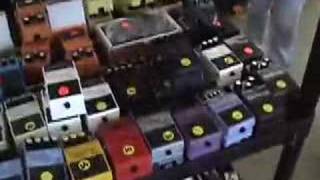 Vintage Guitar Effect Pedals at The Dallas Guitar Show 2008 [upl. by Afinom]