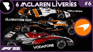 F1 23  McLAREN LIVERY IDEAS  6 [upl. by Wein97]