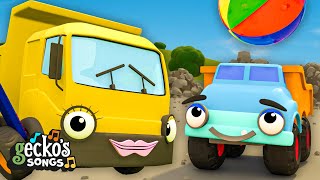 5 Little Dumper Trucks  Geckos Garage Songs｜Kids Songs｜Trucks for Kids [upl. by Naasar]