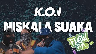 KOI  Niskala Suaka live on Flow Era [upl. by Philbrook]