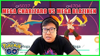 Mega Charizard Vs Mega Blaziken Which is Stronger  Pokemon GO [upl. by Livvy758]