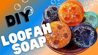 DIY Loofah  How to make loofah soap [upl. by Anelem574]